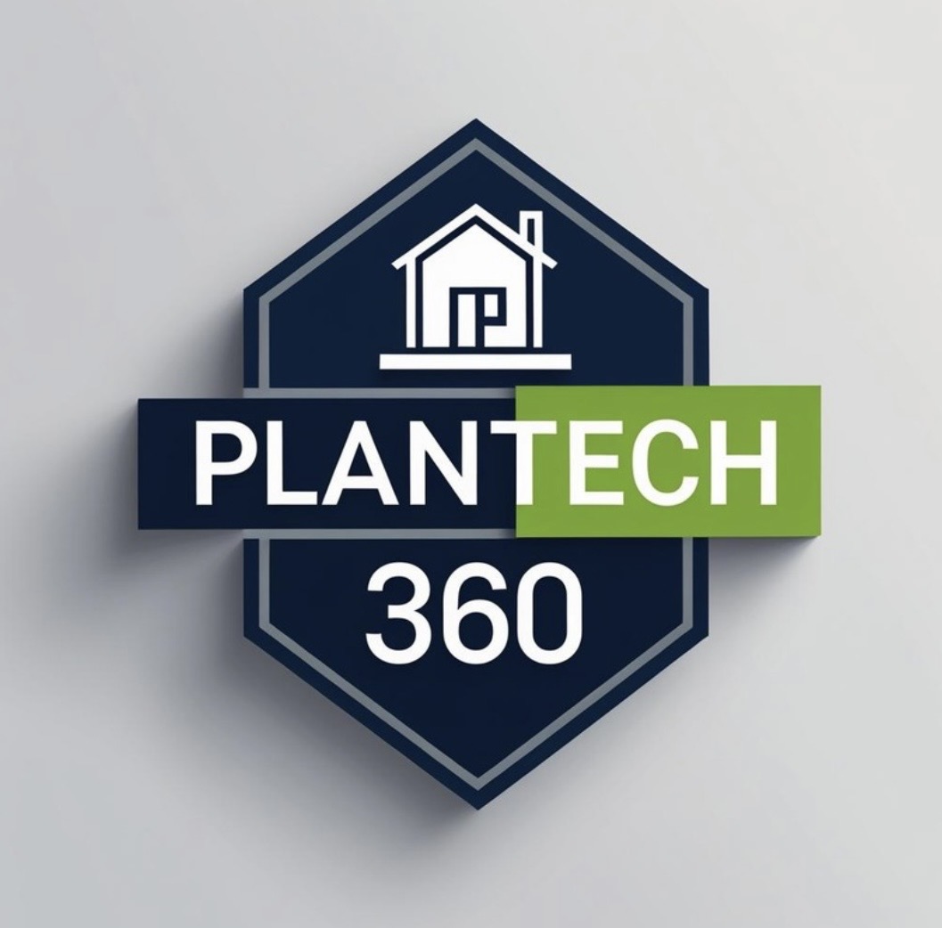 La marque 'PlanTech 360' est un logo de construction.
